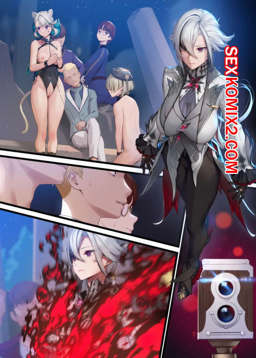 Ересек көршіге жасалған куннилингустың видеосы